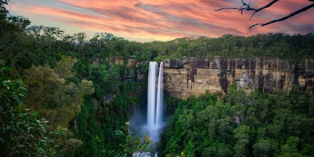 Wodospad Fitzroy Falls w okolicach Bowral w Nowej Południowej Walii
