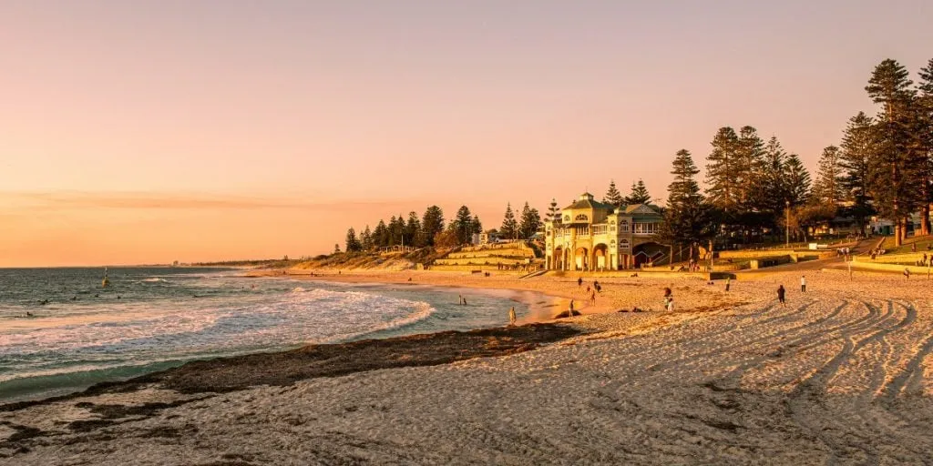 L’Indiana Tea House sur Cottesloe Beach